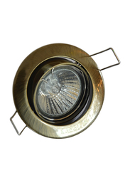 Salhiya Lighting Spotlight Frame, LED Bulb Type, Round Movable, AL229BGAB, Gold