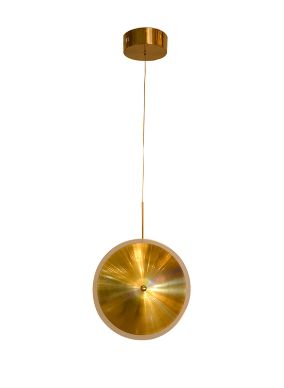 Salhiya Lighting Modern D400mm Cymbal Vertical Pendant Light, Gold