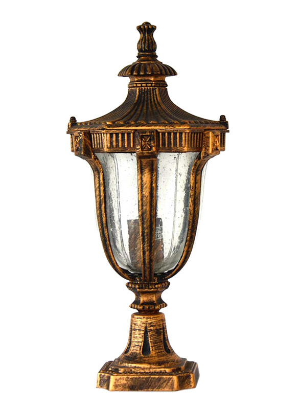 

Salhiya Lighting Gate Top Light, E27 Bulb Type, H0161, Black Gold