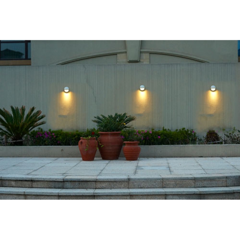 Salhiya Lighting Indoor/Outdoor Wall Light, LED Bulb Type, 2571, White