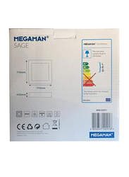 Megaman Sage Surface Mounted Ceiling Downlight, LED Bulb Type, 15W, FDL72500v0EX, 6500K-Daylight