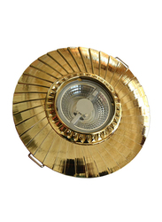 Salhiya Lighting Spotlight Frame, LED Bulb Type, Round Fixed, AL1821AG, Gold
