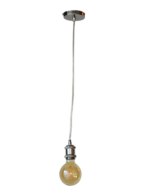 

Salhiya Lighting Veronica Suspension Indoor Metal Hanging Pendant Light, E27 Bulb Type, Retro Style, 63/19, Nickel