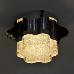 Salhiya Lighting Indoor Crystal Ceiling LED Light, E14 Bulb Type, MX15009003, Chrome