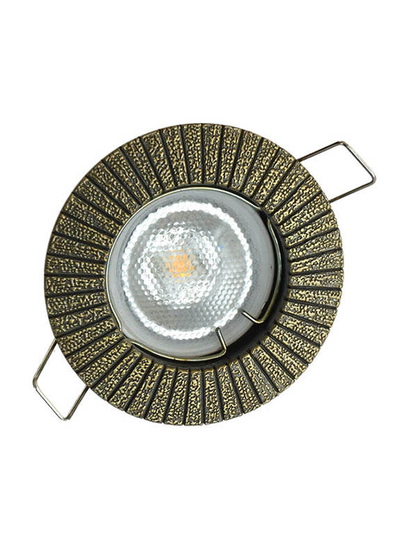 

Salhiya Lighting Spotlight Frame, LED Bulb Type, Round Fixed, AL1462GAB, Bronze