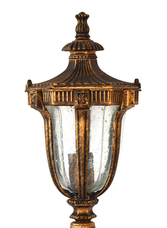 Salhiya Lighting Gate Top Light, E27 Bulb Type, H0161, Black Gold