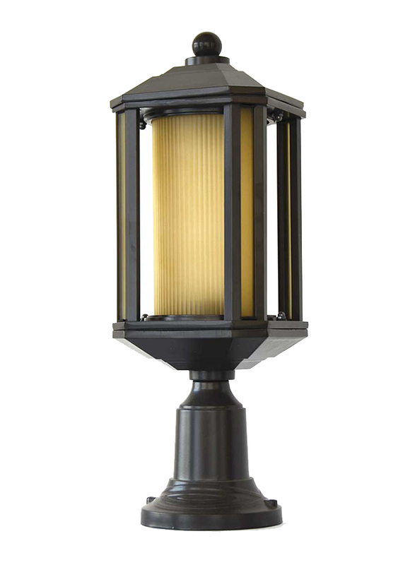 Salhiya Lighting Gate Top Light, E27 Bulb Type, A2126, Black