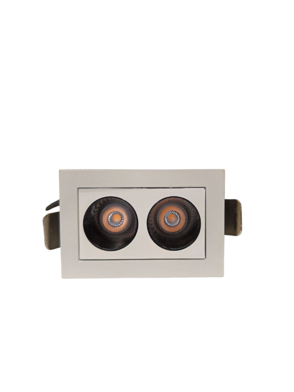 

Al Salhiya Lighting 2Heads LED Spotlight KN-L2-M 4W Warm White (3000K)