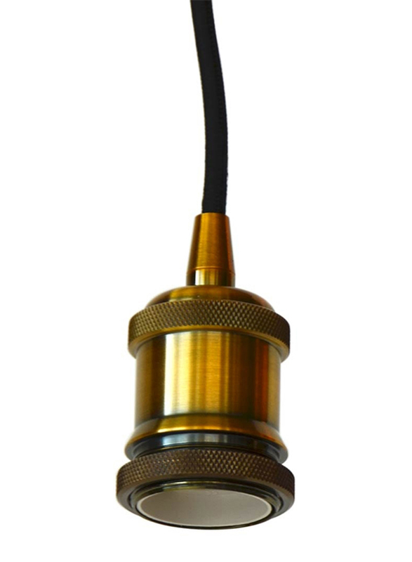 Salhiya Lighting Veronica Suspension Indoor Metal Hanging Pendant Light, E27 Bulb Type, Retro Style, 60/19, Gold Copper