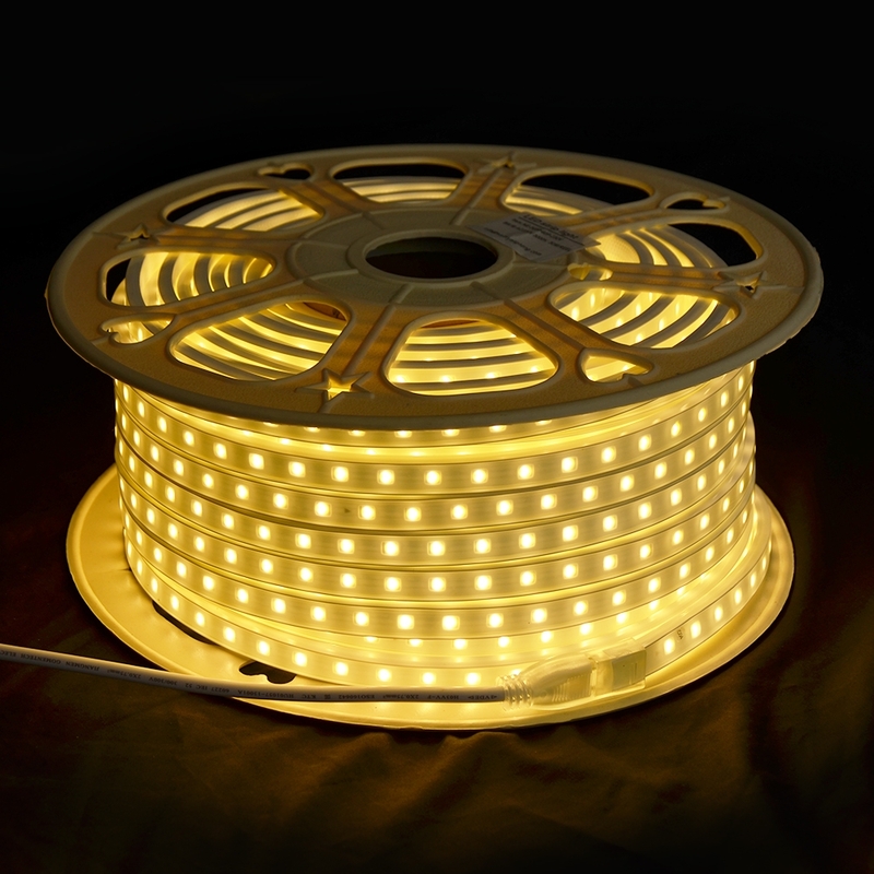 Salhiya Lighting 50 Meter High Quality LED Flexible Strip Light, 8W/Meter, IP65, OMLNE5050, 3000K-Warm White