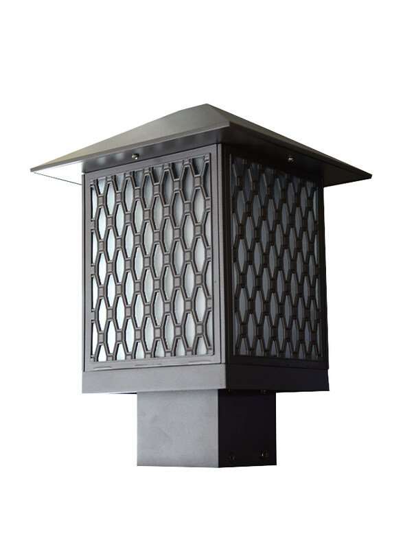 

Salhiya Lighting Gate Top Light, E27 Bulb Type, Glass Diffuser, 143102143102, Brown