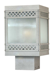 Salhiya Lighting Gate Top Light, E27 Bulb Type, 6502, Silver