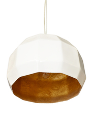 Salhiya Lighting Bowl Ceiling Pendant Light, E27 Bulb Type, D130526D400, White
