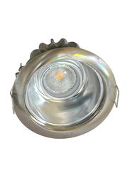 Salhiya Lighting Spotlight Frame, NM-MR16-GU10 Bulb Type, Round Fixed, IP44 Rating, AL3513, Chrome