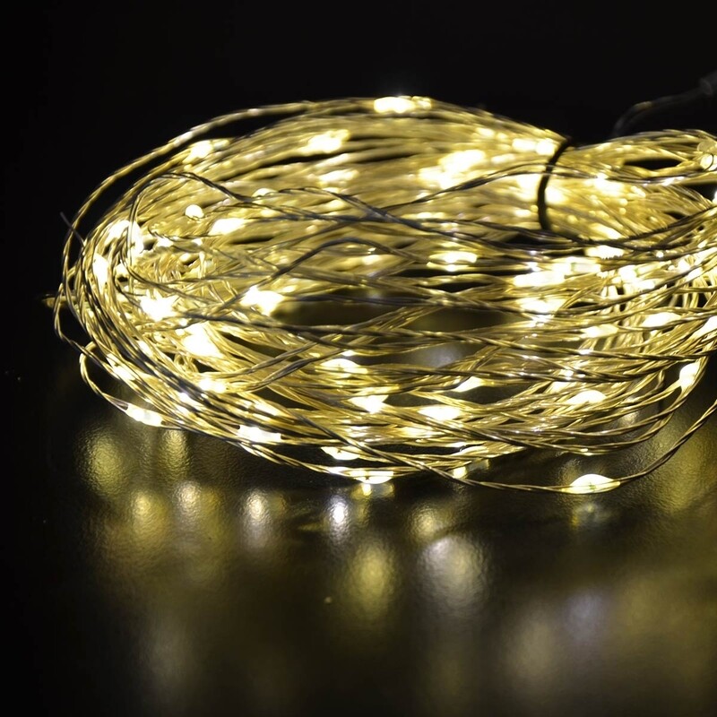 

Salhiya Lighting 10-Meter String Decoration 100 LED Lights, PL17952, Warm White