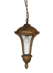 Salhiya Lighting Outdoor Hanging Ceiling Light, E27 Bulb Type, A2067, Black/Gold
