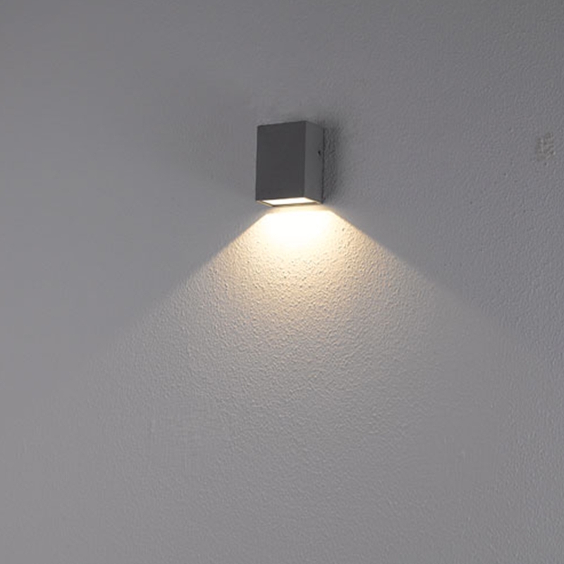 Salhiya Lighting Indoor/Outdoor Up and Down Wall Light, LED Bulb Type, 3W, IP54, 2562, 3000K White