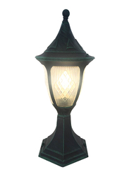 Salhiya Lighting Gate Top Light, E27 Bulb Type, 871/ISBGN, Black/Green