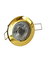 Salhiya Lighting Spotlight Frame, LED Bulb Type, Round Fixed, AL146, Gold