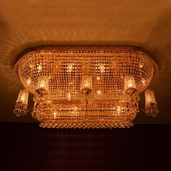 Salhiya Lighting Indoor Classic Gold Plate Ceiling LED Light, Diameter 120, WL3240B, Gold