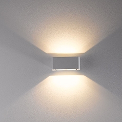 Salhiya Lighting Indoor/Outdoor Wall Light, LED Bulb Type, 2631, White