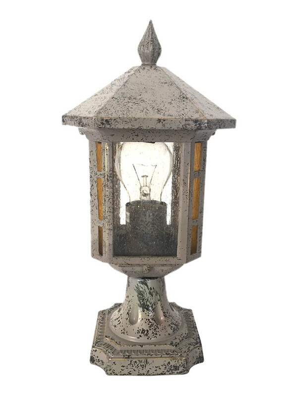 

Salhiya Lighting Gate Top Light, E27 Bulb Type, Small, H9701SXH609, Grey