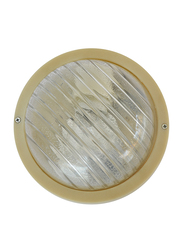 Salhiya Lighting Indoor/Outdoor Wall Bulkhead Light, E27 Bulb Type, PA402, White