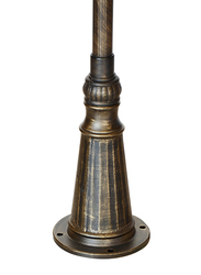 Salhiya Lighting Post Light, E27 Bulb Type, Glass Diffuser, 146125, Goldmine