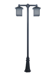 Salhiya Lighting Post Light, E27 Bulb Type, PC Diffuser, 143324, Brown