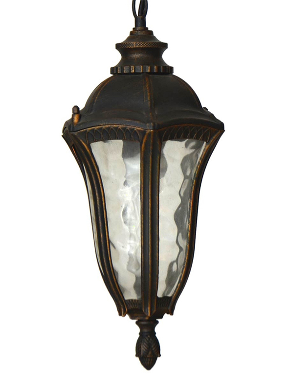 Salhiya Lighting Outdoor Hanging Ceiling Light, E27 Bulb Type, 0145H, Bronze