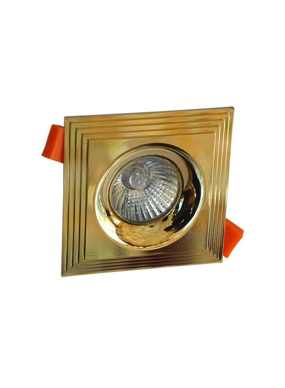 

Euroluce Spotlight Frame, GU10 Bulb Type, NC1760SQ, Gold