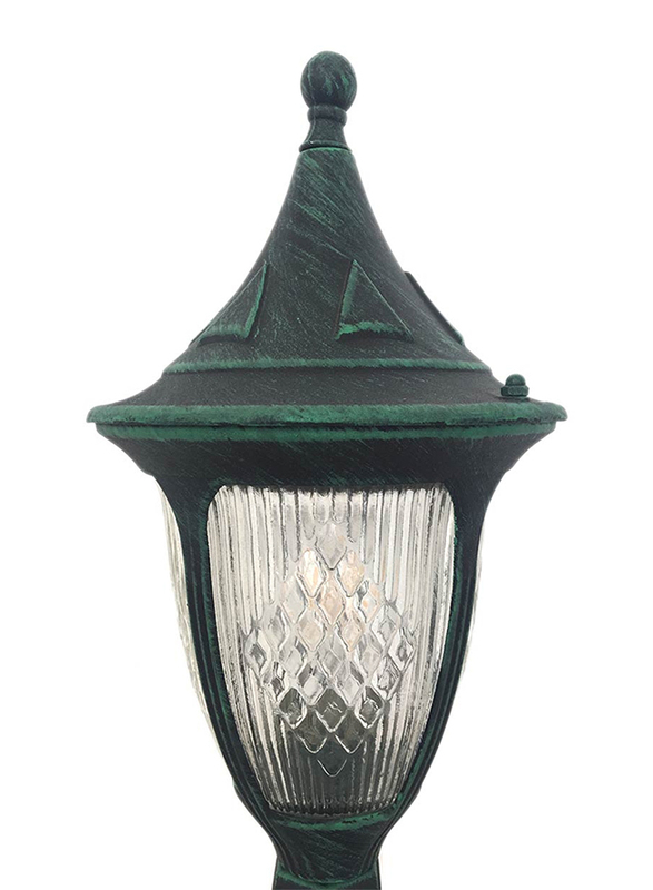 Salhiya Lighting Gate Top Light, E27 Bulb Type, 871/ISBGN, Black/Green