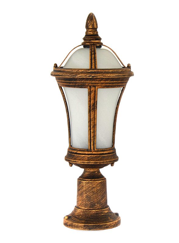 

Salhiya Lighting Gate Top Light, E27 Bulb Type, A1955XH840, Black/Gold