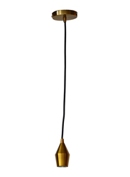 Salhiya Lighting Veronica Suspension Indoor Metal Hanging Pendant Light, E27 Bulb Type, Retro Style, 65/19, Gold Copper