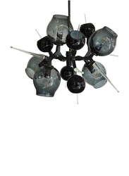 Salhiya Lighting Modern Stylish Ceiling Hanging Light, G9 Bulb Type, MD109265, Black
