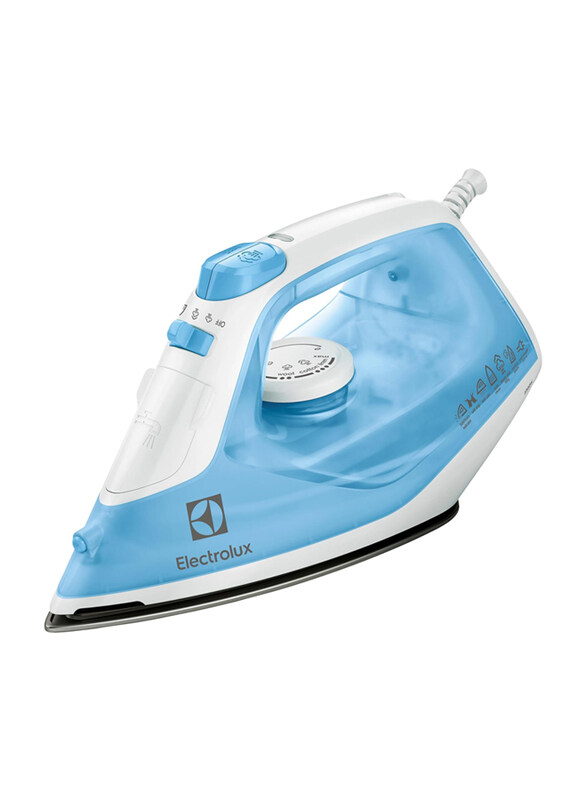 

Electrolux Non Stick Ceramic Plate Steam Iron, 2300W, EDB1730, Blue/White