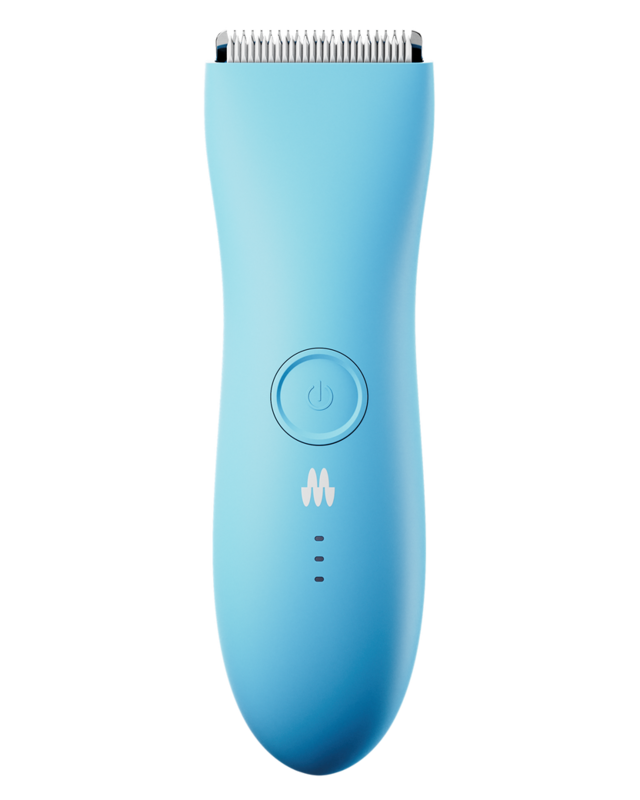 Meridian Body Hair Trimmer for Men & Women, USB-C Rechargeable, Waterproof, Color: Sky (Blue)