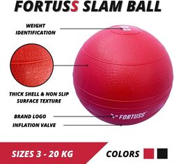 FORTUSS Slam Ball Medicine Ball 7 KG Red