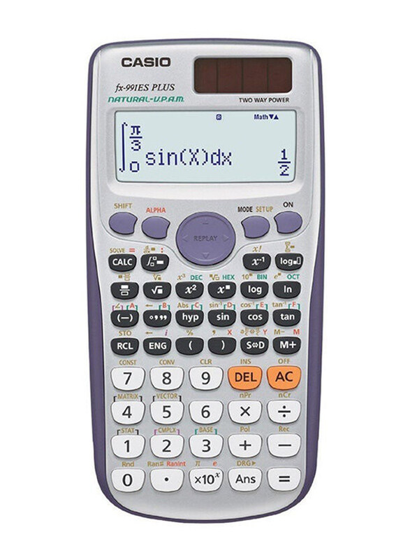 

Casio 2nd Edition Calculators, FX-991ES Plus, Silver/Black/White