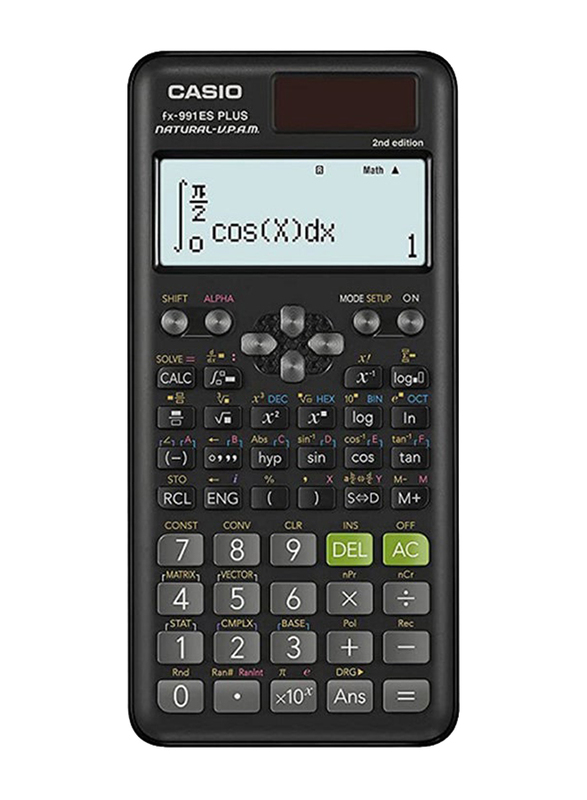 Casio Scientific Calculator, FX991-ES Plus, Black