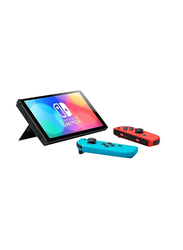 Nintendo Switch OLED (2021) Model Joy-Con Console, Neon Blue/Red, International Version