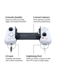 Backbone Mobile Gaming Controller for Apple iPhone, White