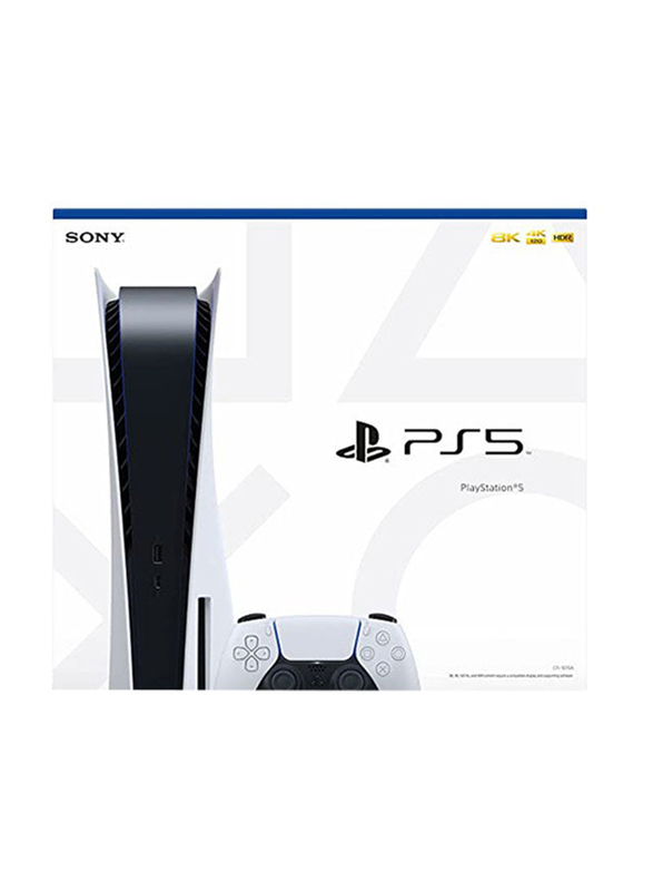 Sony PlayStation 5 Disc Version Console, With Controller, White
