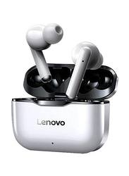 Lenovo LivePods LP1 Wireless In-Ear Noise Cancelling Earbuds, White
