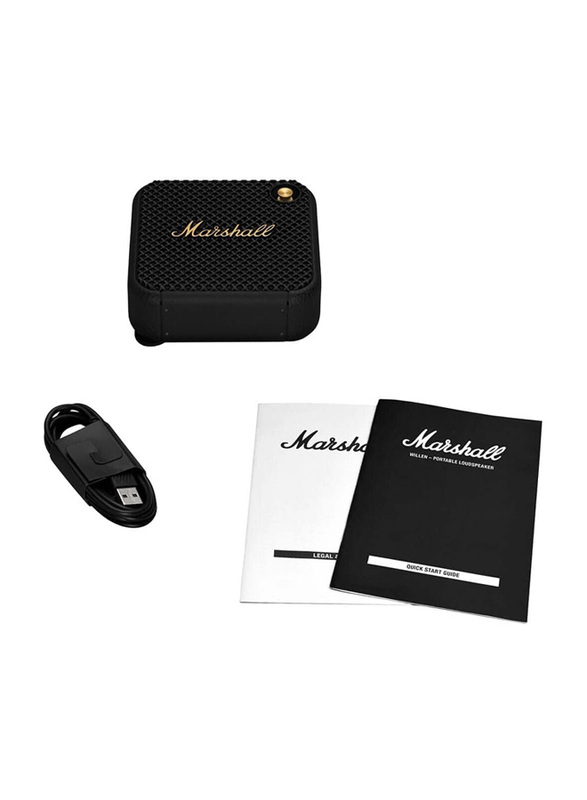 Marshall Willen Portable Bluetooth Speaker, Black