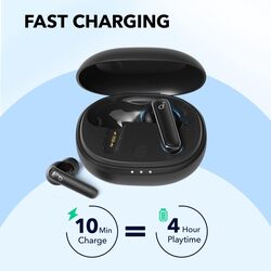 Anker Soundcore Life P3 Bluetooth Earphones, Noise Cancelling Wireless Earbuds, Thumping Bass, 6 Mics, Multi Mode, 50H Playtime, Wireless Charging, Soundcore App, Customized Sound, Gaming Mode, Black