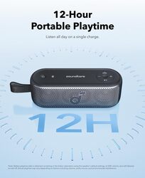 Soundcore Motion 100 Portable Speaker IPX7 Bluetooth And Wireles, Black