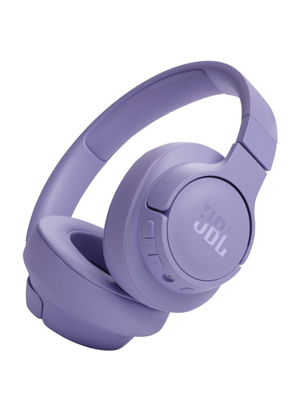 JBL Tune 720BT Wireless Over-Ear Headphones, Purple