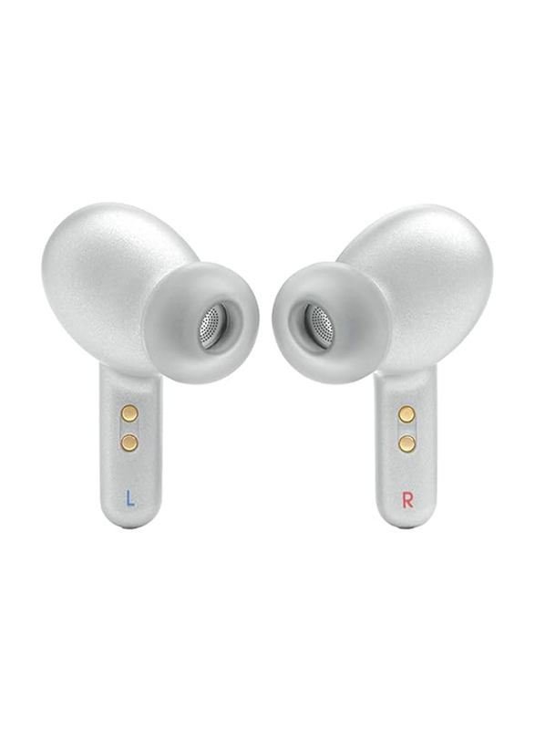 JBL Live Pro 2 True Wireless In-Ear Noise Cancelling Earbuds, Silver