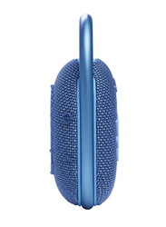 JBL Clip 4 Eco Small Portable Bluetooth Speaker, Blue